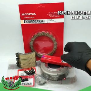 Paket Kopling 5item kph kampas kopling Karisma