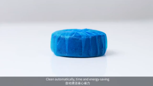 【10pcs】Toilet Bowl Cleaner Treasure Blue Tablet Block Flush Cleaner Bubble Wash Bathroom Fragrance