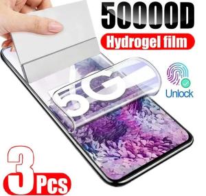 3pcs Hydrogel Film For Samsung A55 5G A35 A15 A54 A34 A14 A16 A26 Screen Protector A53 A52S A13 A12 A33 A36 A56