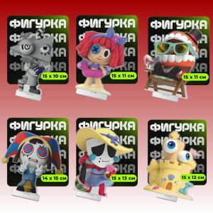 Bandai | For TADC Pomni Zooble Kinger Ragatha Kaufmo Anime Peripheral 15CM Acrylic Stand Desktop Ornament Cute Sending Friends Gift