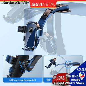 SEAMETAL Car Phone Holder Dashboard Gravity Cellphone Mount 360° Rotation Suction Cup Windscreen CP Stand Heavy Duty