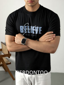 เสื้อยืดแขนสั้นผู้ชาย ผ้าไผ่ 5A ป้องกันแบคทีเรีย บาง นุ่ม ระบายอากาศได้ดี ทรงหลวม แฟชั่นฤดูร้อน ผ้าฝ้ายผสมไผ่