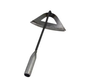 Hardened Shovel Rake Steel Blade Hollow Hoe for Farmer Gardener Lawn Weeding Tool