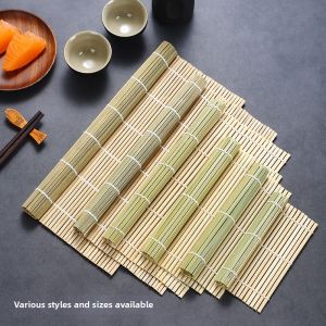 Handwoven Green Bamboo Sushi Mat