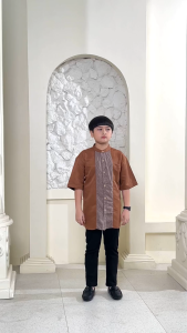KEMEJA KOKO ANAK TREND 2026 LENGAN PENDEK USIA 8 SAMPAI 15 TAHUN BAHAN HALUS DAN LEMBUT