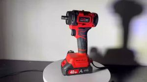 JLD 48VF Mesin Bor Listrik Cordless 10MM Brushless Bor Baterai 80NM Impact Bor Cas 2Baterai Full Set