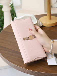 Fashionable Large Capacity Folding Long Wallet for Women Multi-Card Slot Simple Design Wallet Card Holder Integrated