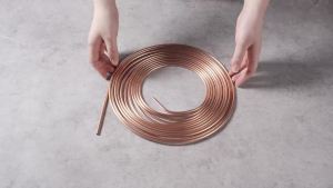 16PCS Tube Nuts Car Roll Tube Coil of 3/16" OD 25FT 7.62m Copper Nickel Brake Pipe Hose Line Piping Tube Tubing Anti-rust With