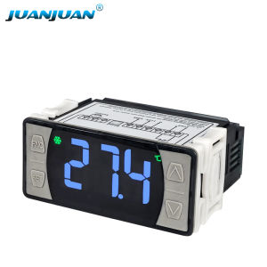 ตัวควบคุมอุณหภูมิดิจิตอลระบบทำความเย็นตู้แช่แข็งเทอร์มอสแตตควบคุมอุณหภูมิ2025 16A/30A ระบบละลายน้ำแข็งพร้อมสัญญาณเตือน