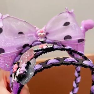 Bando Anak Perempuan Sanrio Kuromi kepang