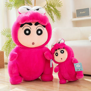 Genuine Cartoon Crayon Shin Chan 22/30/40cm Cosplay Bee Lobster Sika Deer Crocodile Plush Toy Kawaii Stuffed Figure Plushies Soft Pillow Sofa Bed Home Decor Girl 蜡笔小新