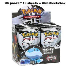Takara Tomy | 360Pcs Pokemon Card Prismatic Evolution PHANTASMAL MEGA EVOLUTION Violet 151 White Flare English Booster Battle Transaction Card