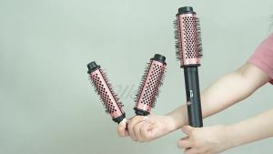 ＜1220＞  Ngoại Thương Lược Gió Nóng Kiểu Mới Lược Tóc Thẳng Ba Trong Một Lược Thổi Ion Âm Lược Uốn CuộN Thẳng Nhà Sản Xuất Bán Buôn