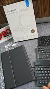 Keyboard Case for Xiaomi Redmi pad 2 Keyboard Wireless Leather Case Bahan Kulit PU Flip Cover Book