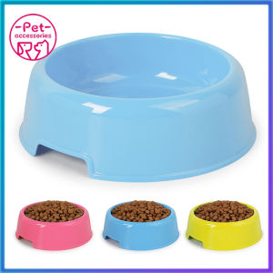 Pet Food bowl plate Dog Cat plastic bowl feeder bowl
