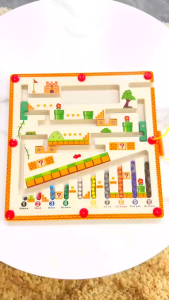 【Sg-spot】Magnetic walk bead counting maze Montessori puzzle logic thinking concentration training toy Early education toys