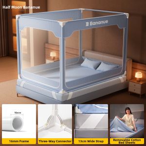Bananue | Falls Prevention Mosquito Net Full Bedding Hooded
