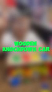 Hntob Wooden Assemble Knock-Down Toy Car Nut Screw Vehicle Car Gift Ideas Multicolor Educational Toy