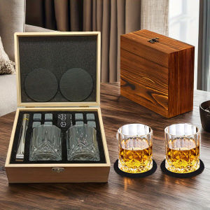 Whiskey Stones Gift Set 8 Reusable Whiskey Stones 2 Glasses Ice Tongs Mens Gift Fathers Day Gift Bar Party Kit