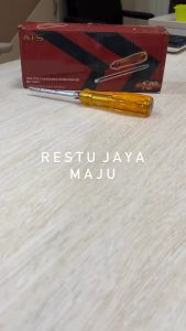 [12 pcs] ATS Obeng tembus bolak balik 4 inch + - plus minus rj