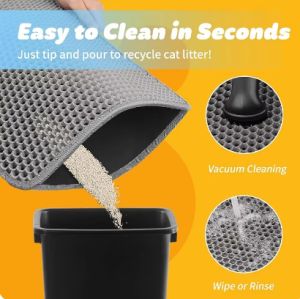 Lovinland Pet EVA Double Layer Cat Litter Pad Waterproof Non-slip Sand Basin Filter Kitten Dog Bed Supplies Washable Easy Cleaning Pet Accessories