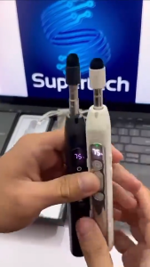 Bút trình chiếu slide powerpoint S21 tích hợp que chỉ bảng laser thuyết trình không dây pin sạc điều khiển từ xa cao cấp