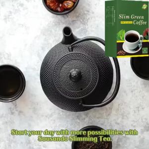 Slim Green Coffee Instant Slimming Coffee Detox Caffe Drinks Powder Original Healthy Weight Loss Kopi hijau licin secara langsung licin Kopi Detox Minuman Kopi Bubuk