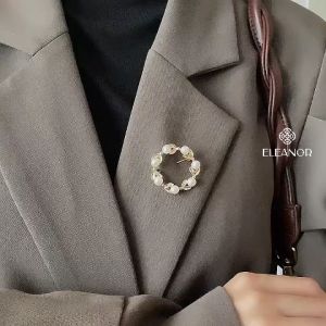 Ghim cài áo nam nữ Eleanor Accessories đa dạng kiểu dáng đính đá phụ kiện thời trang trâm cài 7665