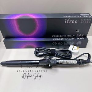 Ifree Professional Create Ion Curling Tong Hair Curler Curling Iron Salon Professional Use 宫村浩气卷发棒女钛灰日本负离子电卷棒化妆师电卷发棒