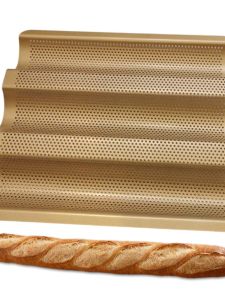 Mặt Bàn Nướng Bánh Mì Kiểu Pháp Bằng Thép Cacbon Không Dính Màu Vàng Chịu Nhiệt Độ Cao Nồi Lò Nướng Tấm Lót Nướng Mould Nướng