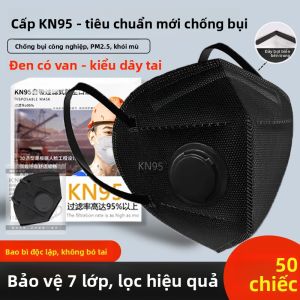 ZHONGZHOUJIEYE | Mặt Nạ Chống Bụi N95 Có Van Thở cho Bụi Công Nghiệp PM2.5 Mùi và Xây Dựng