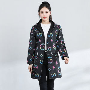 Váy Bảo Hộ Lao Động Dài Tay Dày Dặn Mùa Đông Có Lót Lông Cừu Chống Dầu Chống Thấm Nước Cho Phụ Nữ Làm Việc Nhà