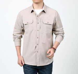 KEMEJA OUTDOOR PRIA LENGAN PANJANG MODEL TERBARU