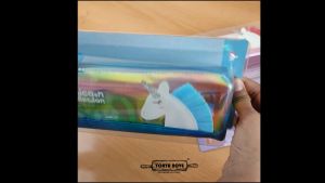 Kotak Pensil anak Sd viral estetik Unicorn Magic Mermaid METALLIC Pouch Tempat pensil