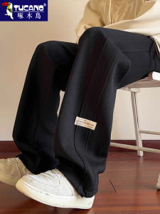 TUCANO Mens Casual Sports Pants Loose Straight Leg Sweatpants Teenagers Spring Autumn New Style Wear Resistant Long Trousers
