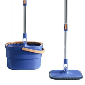 TEITEIRO | No Hands Cleaning Easy Spin Mop Bucket System
