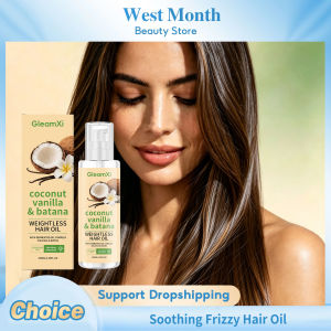 Coconut Vanilla Hair Oil Repair Dry Damaged Hair Strengthening Hair Boost Voluming Moisturizing Dry Split Nourishing Hair Care