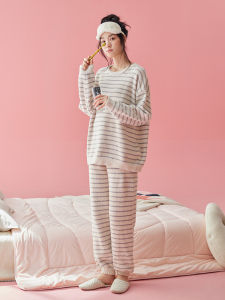Thick Warm Autumn Winter Womens Lounge Pajama Set