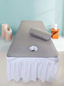 Thickened Ice Silk Beauty Bed Hair Washing Massage Bed Summer Breathable Beauty Salon Cooling Mat Foldable Design Chinese Origin