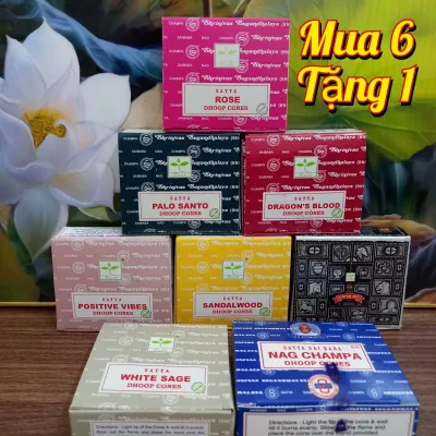 Nụ Trầm Satya Ấn Độ Nụ Trầm Nag Champa Sandalwood Super Hit Palo Santo