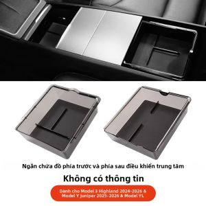 2 Chiếc Tesla Model 3 Cao Nguyên Y Juniper Tay Cầm Hộp Bảo Quản Silicon Chống Thấm Nước Thảm Xe Ô Tô Tổ Chức Phụ Kiện Cho 2026