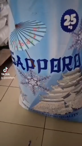 Sapporo premium japanese rice 5kg pack 25kg sack