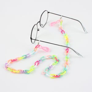 DIY Acrylic Chain Buckle Box Large Hole Hook Decoration Mask Clothing Hat Handmade Necklace Bracelet Glasses Hat Rope