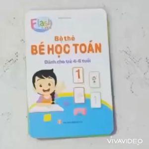 Bộ thẻ học toán thông minh cho bé từ 4 đến 6 tuổi bộ 42 thẻ học số và phép tính cho bé
