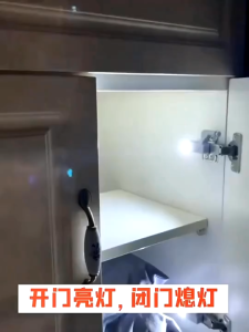 Auto-Sensing Hinge Light - LED Cabinet Lamp for Wardrobe/Kitchen (Battery Powered)