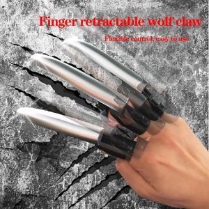 Retractable Wolverine Claws for Adult and Kids Expandable Plastic Wolve ClawsWolverine Claws Cosplay Silver
