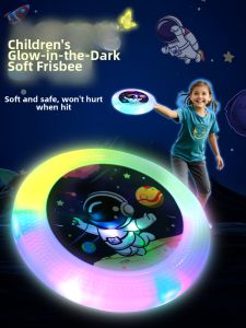 WEIBAI | Glow-in-the-Dark Soft Flying Disc for Children