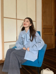 NIHAOKANONG | Áo Blouse Giảm Cân Dễ Thương