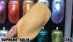 AIKKA CS84 Teh Susu | Old School Solid Series | Automotive 2K Car Paint Motor Body Aerosol Cat Bancuh Kereta DIY 车漆