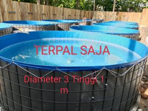 terpal kolam bundar